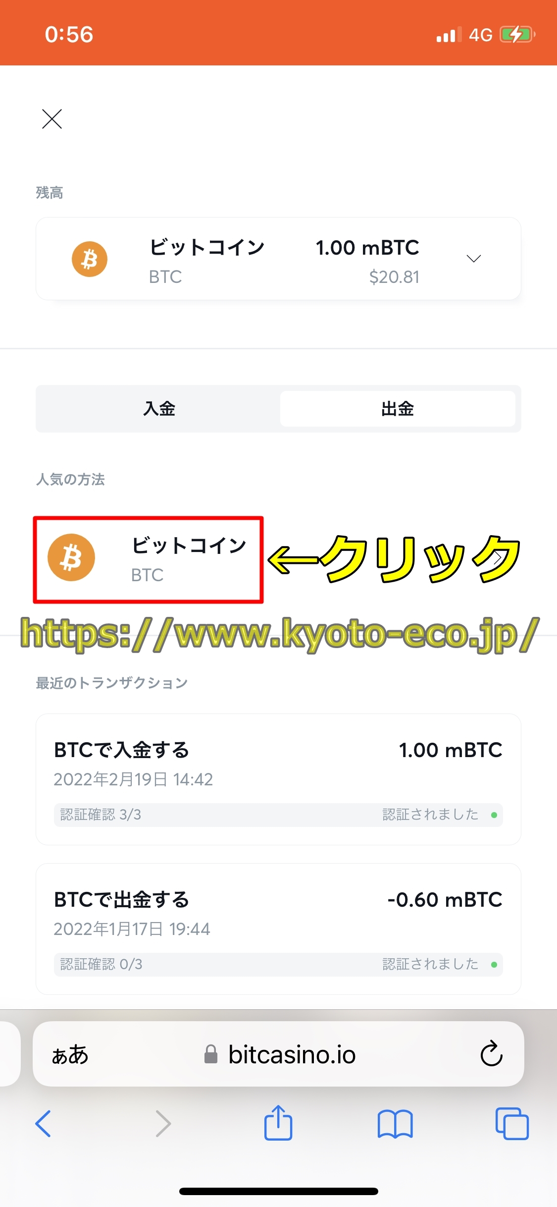 ビットカジノ